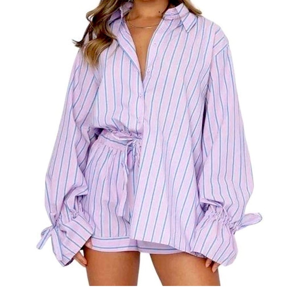 White Fox Oversized Button Down - image 1